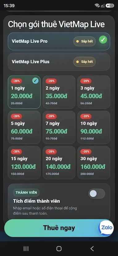 Ảnh đại diện video hướng dẫn thuê VietMap Live tại Vietgiaiphap.com
